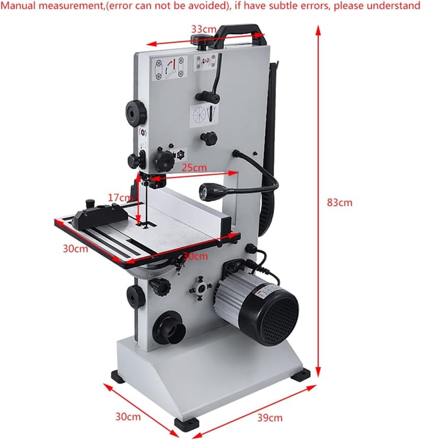 LOMCOT FS-D90 Multifunctional Band Saw Machine Small Home Woodworking Beads Cutting Machine Professional Band-Sawing Machine 500W, 32889104745