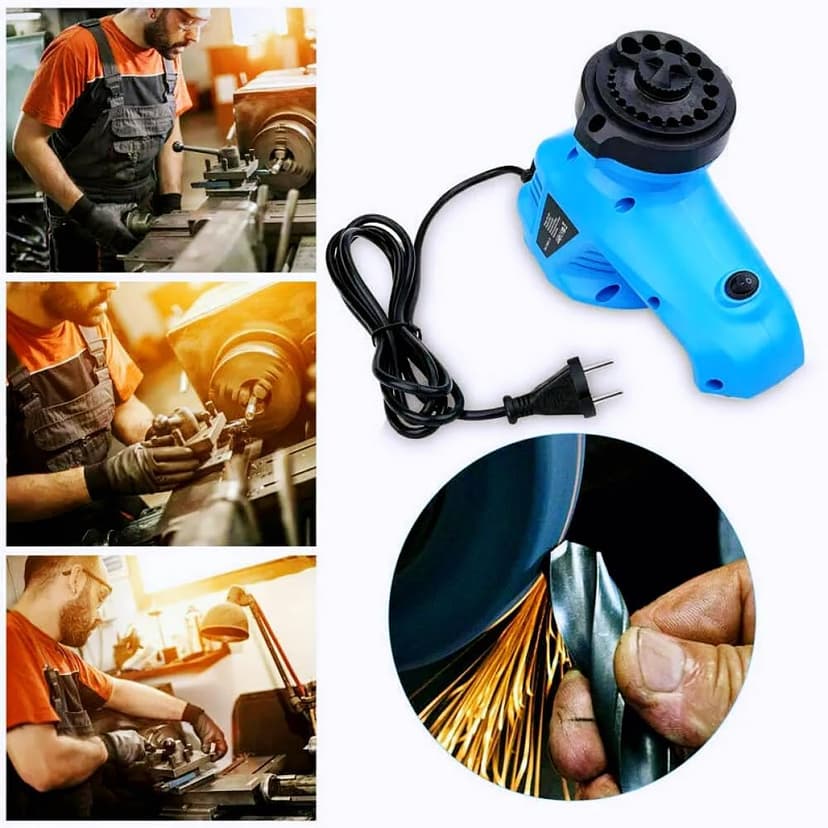 Drill Bit Sharpener, Power Drill Bit Sharpeners for All Bits (1/8-15/32inch), Multipurpose Drill Bit Grinding Sharpener for Twist Bits