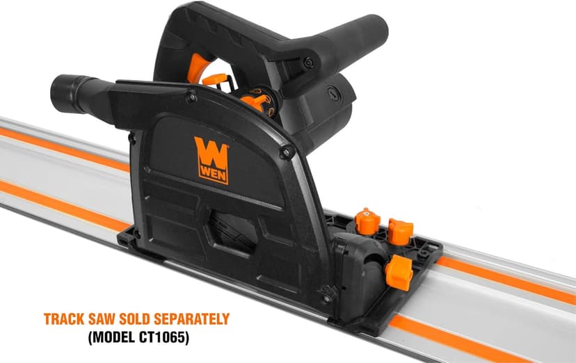 WEN Plunge Cut Circular Saw Bundle with 100-Inch Track Saw Guide Rail and Adapters