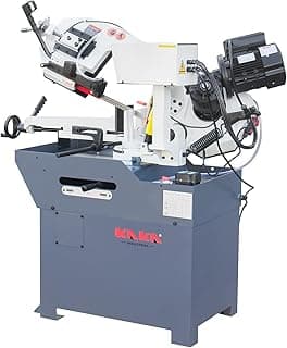 KAKA Horizontal Metal Band Saw with 10 inch x 7.9 inch Cutting,60° Miter Angle, 1.5HP 115V Motor for Steel and Aluminum Cutting, BS-108G| Metal Fabrication