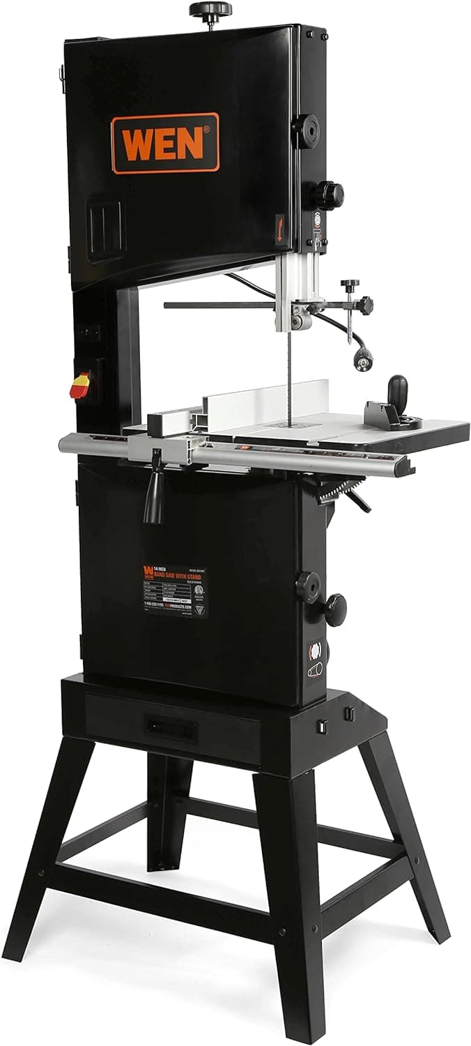 WEN (BA1487) Band Saw with Stand,Two-Speed,Black,14-Inch