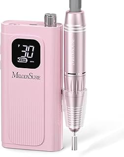 MelodySusie Professional Rechargeable Nail Drill 30000 RPM, Electric Nail File for Shaping, Removing & Polishing Gel Nails, Lightweight & Easy to Use, Ideal for Home & Salon Manicure Pedicure, SC300F