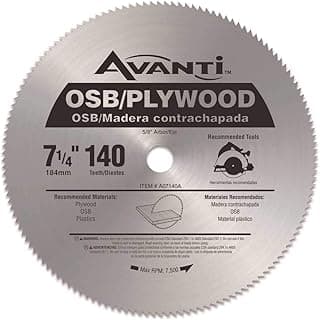 Avanti 7-1/4 in. x 140 Tooth OSB/Plywood Circular Saw Blade