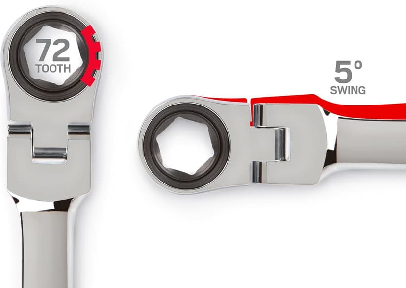 TEKTON 14 mm Flex Ratcheting Combination Wrench | WRN57114