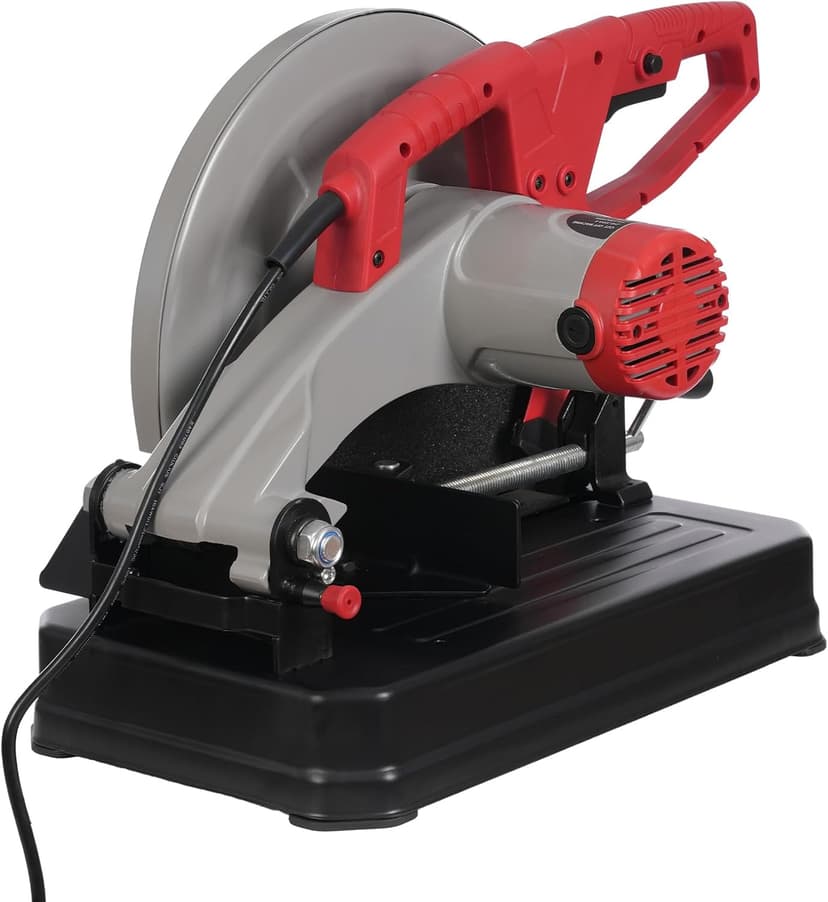 Metal Cutting Saw 2800W Chop Saw Steel Cutting Tools 0-45° Adjustable 3800rpm Electric Abrasive Chop Saw 110v Cut Off Machine for cutting solid wood, steel, PVC plastic pipe, aluminum