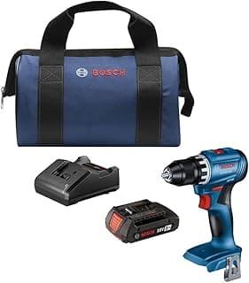 BOSCH GSR18V-400B12 18V Compact Brushless 1/2 In. Drill/Driver Kit with (1) 2.0 Ah SlimPack Battery