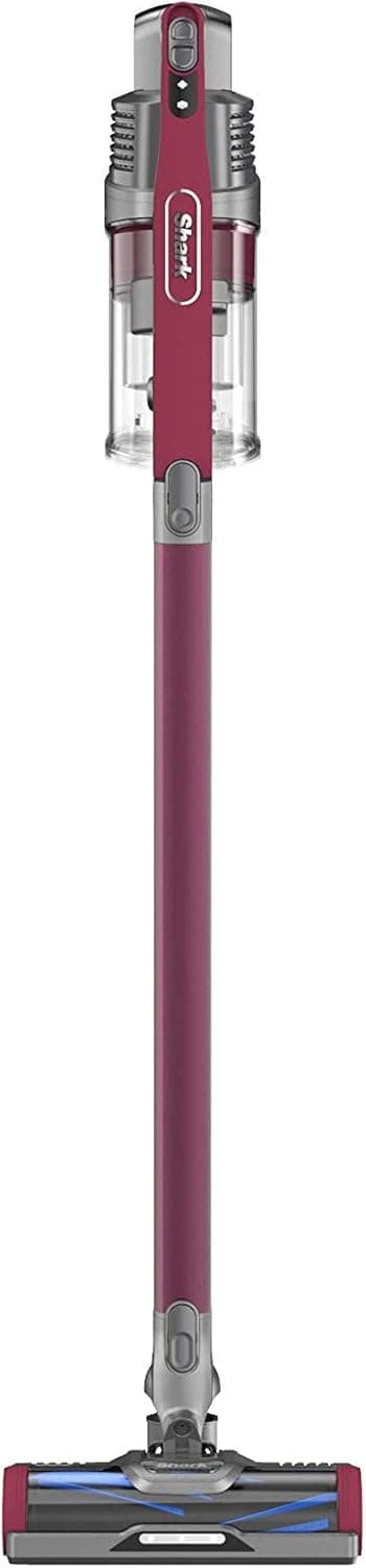 Shark IZ362H Anti-Allergen Cordless Lightweight Stick Vacuum with Self-Cleaning Brushroll,PowerFins,Removable Handheld,Anti-Allergen,40 min runtime,Red + White Towel + Universal Screen Cleaner
