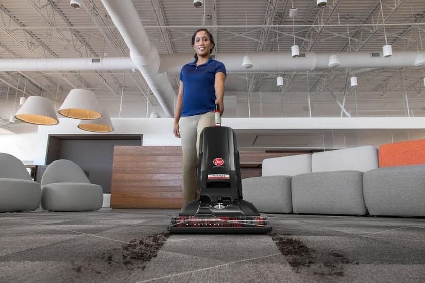 Hoover Commercial Bagged Task Vac Upright Vacuum, Black, CH54100V