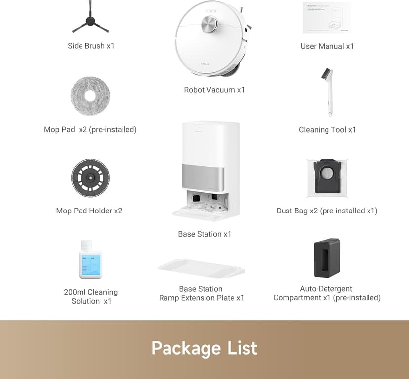 DREAME L10s Ultra Gen 2 Robot Vacuum and Mop, 10,000Pa Suction, MopExtend Technology, All-in-One Base Station, Pet-Friendly, Versatile Carpet Cleaning, DuoScrub Mopping System, Smart Pathfinder Tech