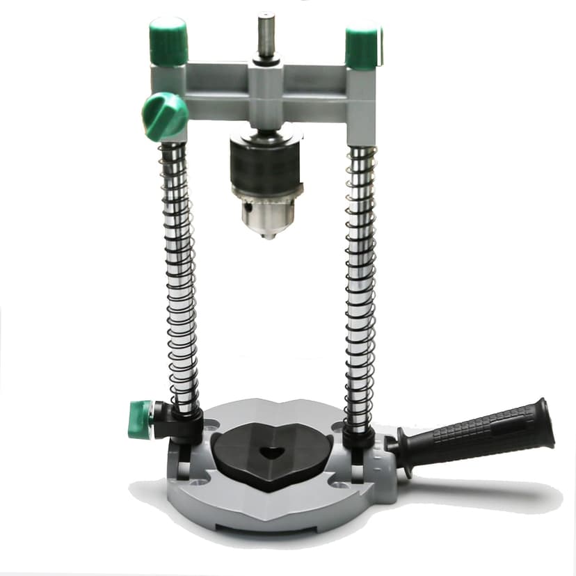 General Tools Precision Drill Guide For 3/8 Inch or 1/2 Inch Power Drills, Portable & Lightweight, Folds Flat for Storage