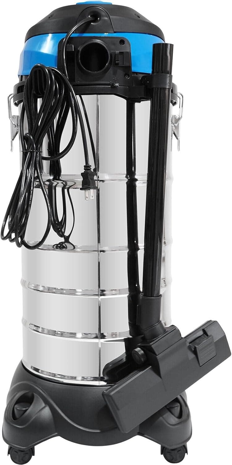 Dust Extractor Collector Wet & Dry 6.5-13.5 Gal. HEPA Filtration Systemfor Household and Jobsite Cleaning(11 Gallon (40 L))