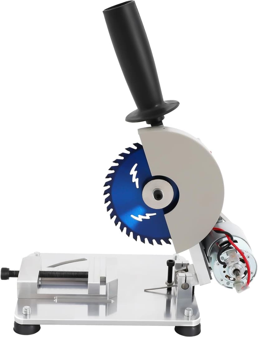 Mini Chop Saw, 96W Portable Adjustable Angle and Height Metal Chop Saw with Abrasive Cutting and Multifunctional Mode, for Soft Metal, Stainless Steel Sheet, Iron Sheet, Wood