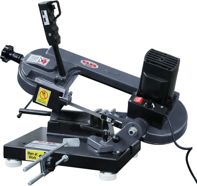 ​KAKA Industrial Benchtop Metal Cutting Band Saw 1000W, 40-88MPM Blade Speed, 0°-45° Adjustable Table, 3.3"x4.1" Cutting Capacity BS-85 for Metal/Wood/Plastic -110V