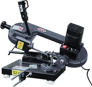​KAKA Industrial Benchtop Metal Cutting Band Saw 1000W, 40-88MPM Blade Speed, 0°-45° Adjustable Table, 3.3"x4.1" Cutting Capacity BS-85 for Metal/Wood/Plastic -110V