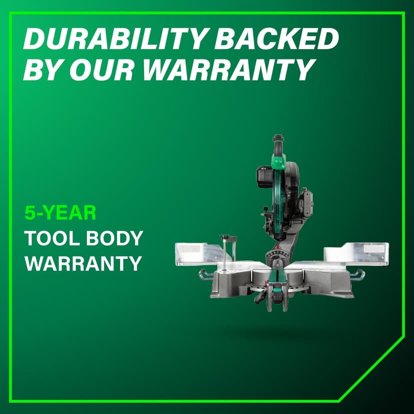 Metabo HPT 12-Inch Dual Bevel Sliding Miter Saw, 4000 RPM No-Load Speed, 45° Left and Right Bevel Range, Precision Miter Angles, 9 Detent Stops, Xact Cut Shadow Line, C12RSH3