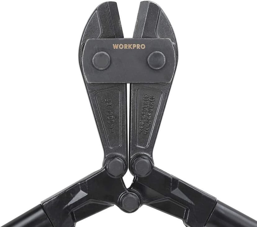 WORKPRO Bolt Cutter, 24-Inch, Chrome Vanadium Steel Blade for Cutting Pad Locks, Soft metal,Rivets and Chain, Bi-Material Handle with Soft Rubber Grip, W017015A