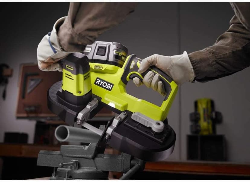 Ryobi 18-Volt ONE+ Cordless 2.5 in. Portable Band Saw (Tool Only) P590, (Bulk Packaged, Non-Retail Packaging)