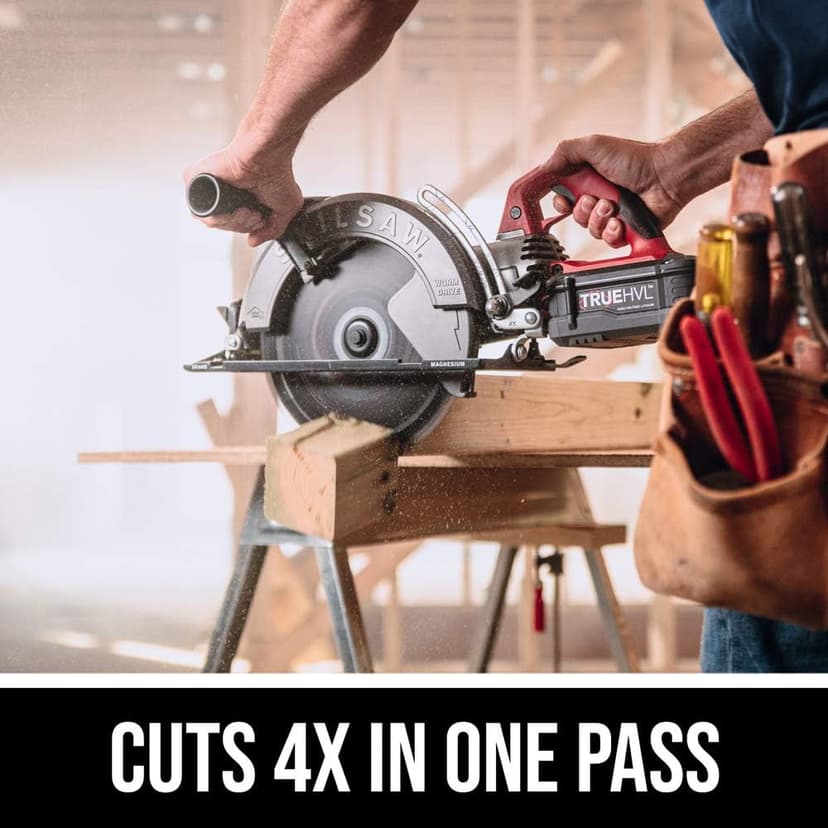 SKIL 10-1/4'' TRUEHVL Cordless Worm Drive Skilsaw Circular Saw Kit with 1 Battery - SPTH70M-11