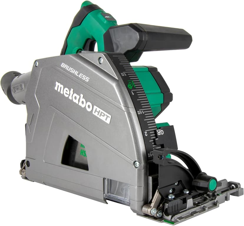 Metabo HPT 36V MultiVolt 6-1/2" Cordless Track Saw Kit, Adjustable Bevel -1 to 46°, Over 2-1/2" Cutting Depth, Lightweight Design, Includes 4.0Ah Metabo Battery and Rapid Charger, C3606DPA