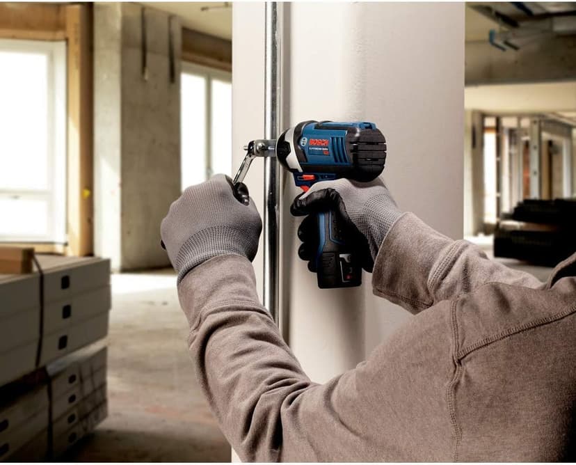 BOSCH PS41-2A 12V Max 1/4-Inch Hex Impact Driver Kit with (2) 2.5Ah Batteries