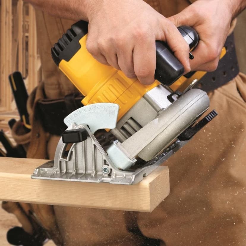 DEWALT 20V MAX Circular Saw, 6-1/2-Inch Blade, 460 MWO Engine, 0-50 Degree Bevel Capability, Battery Not Included - Tool Only (DCS391B)