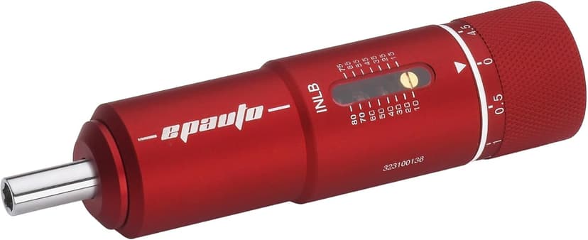 EPAuto Manual Wrench Screwdriver for Firearms | Bike Gears, 10-80 in/Lbs - 28 Pieces, Red