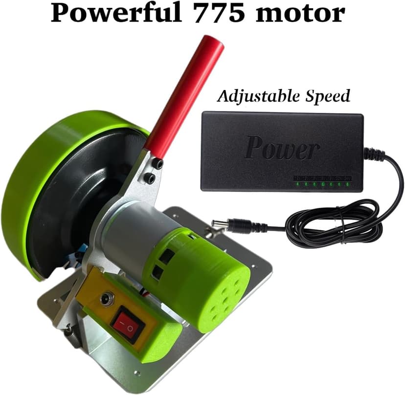 Mini Miter Saw, 775 Motor Cut Off Mini Chop Saw, 4 inch Circular Saw with Angle Adjustable Vise & 3 Blades for Craftsman DIY Crafts Hobby PVC Wood Cutting, Adjustable Speed