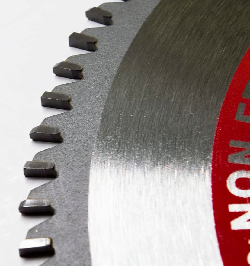 Benchmark Abrasives TCT 7-1/4 Inch Circular Saw Blade, Tungsten Carbide Tipped Non Ferrous Metal Cutting Saw Blades for Cutting Plastic, Fiberglass, PVC, Aluminum Cutting Blade - ‎(7-1/4" - 80 Teeth)