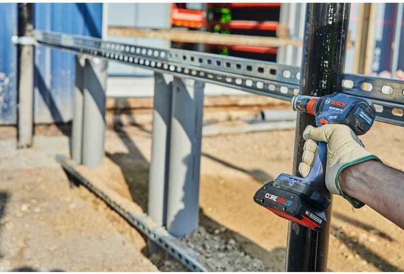 BOSCH GDX18V-1860CB15 18V Connected-Ready Two-In-One 1/4 In. and 1/2 In. Bit/Socket Impact Driver/Wrench Kit with (1) CORE18V 4 Ah Advanced Power Battery