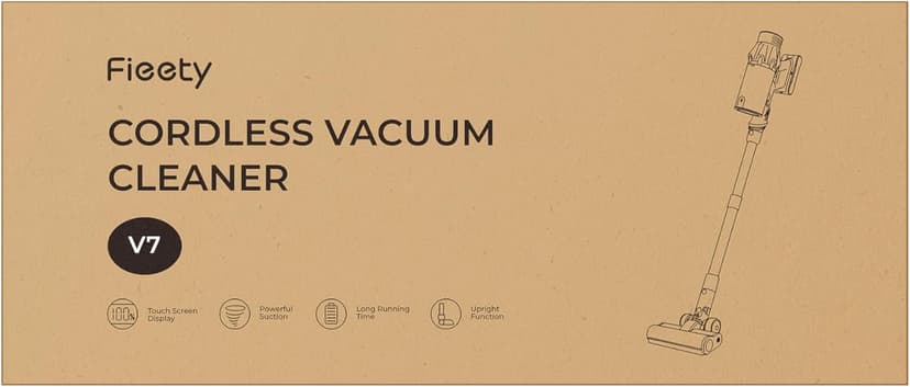 Cordless Vacuum Cleaner 550W/45Kpa, Stick Vacuum Cleaners 60 Mins Max Runtime with Charging Dock, Self-Standing Handheld Vacuum with Touch Display, 6-in-1 Vacuum Cleaner for Carpet/Hard Floor/Pet Hair