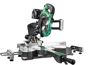 Metabo HPT 36V MultiVolt™ Pro Sliding Miter Saw | 7-1/4-Inch Blade | Dual Bevel | Tool Only - No Battery | Extreme Precision | Highly Accurate | C3607DRAQ4