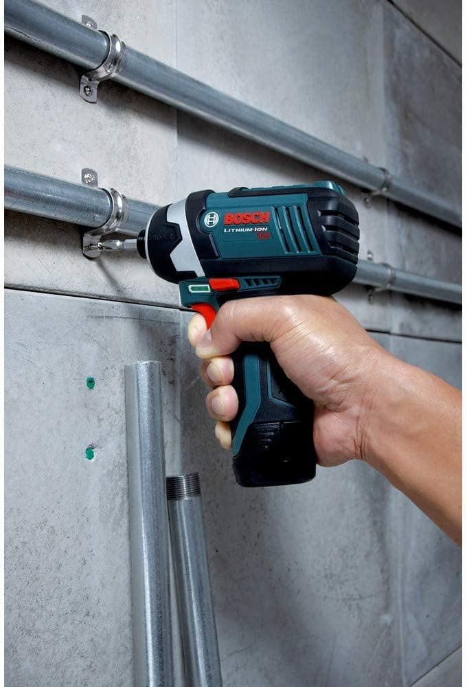 BOSCH PS41-2A 12V Max 1/4-Inch Hex Impact Driver Kit with (2) 2.5Ah Batteries