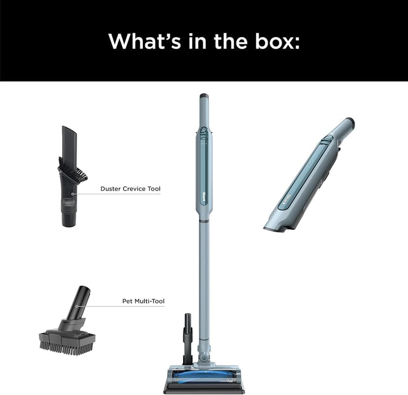 Shark WS642BL WANDVAC System Pet Ultra-Lightweight Powerful Cordless Stick Vacuum with Charging Dock, Blue