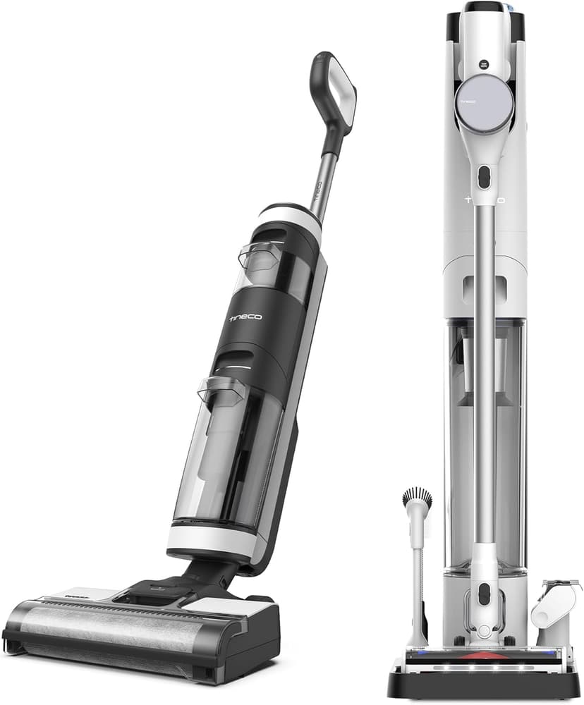 Tineco Floor ONE S3 Cordless Hardwood Floors Cleaner & Pure ONE Station Cordless Stick Vacuum Cleaner with 3L Dust Clean Station