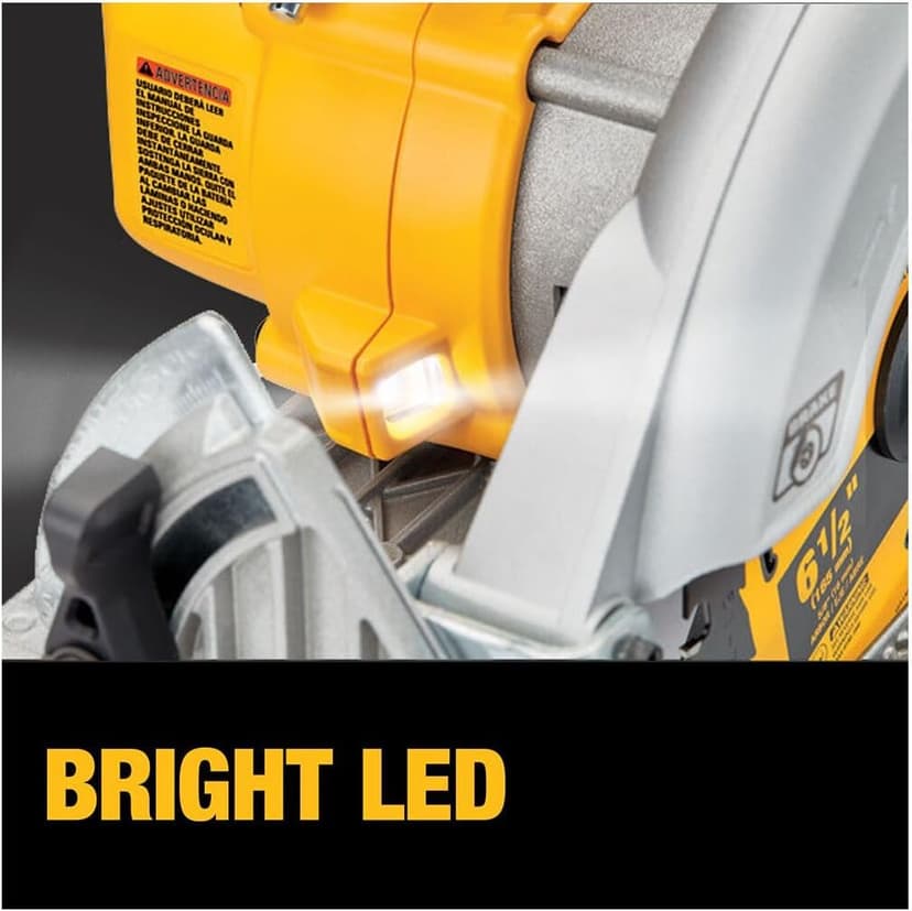 DEWALT 20V MAX* Circular Saw, 6-1/2-Inch, Cordless, Battery and Charger Included (DCS565P1)