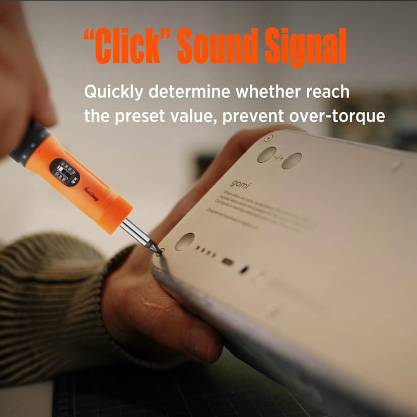 36Pcs Torque Screwdriver Wrench Driver Set 10-70 Inch Pounds lbs with 29 S2 Bits，5 Drive Sockets ，1/4" Socket Adapter for Maintenance,Tools, Bike Repairing and Mounting.