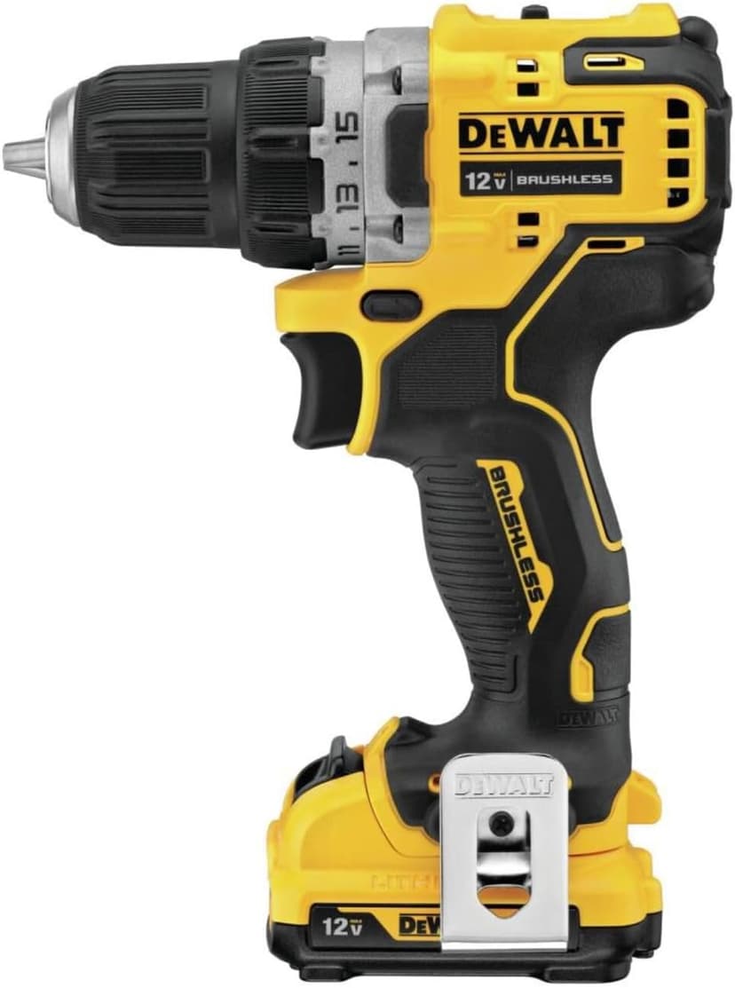 DEWALT XTREME 12V MAX* Cordless Drill/Driver Kit, 3/8-Inch (DCD701F2)