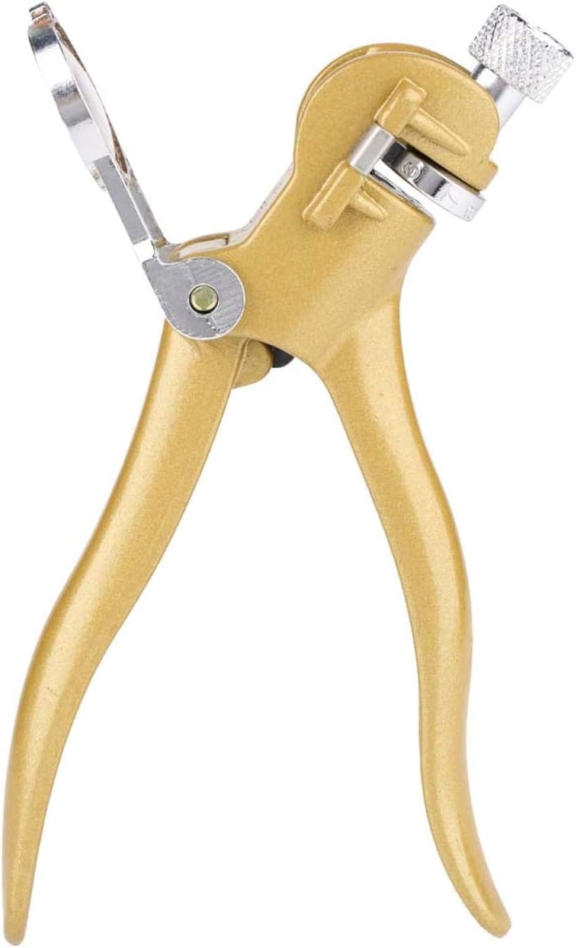 Zinc Alloy and Copper Alloy Saw Set Tool Saw Set Pliers, Woodwork Hand Tools Sawset Puller with Magnifier And Arc Shaped Hadle for Woodworking 18 x 7 x 4cm