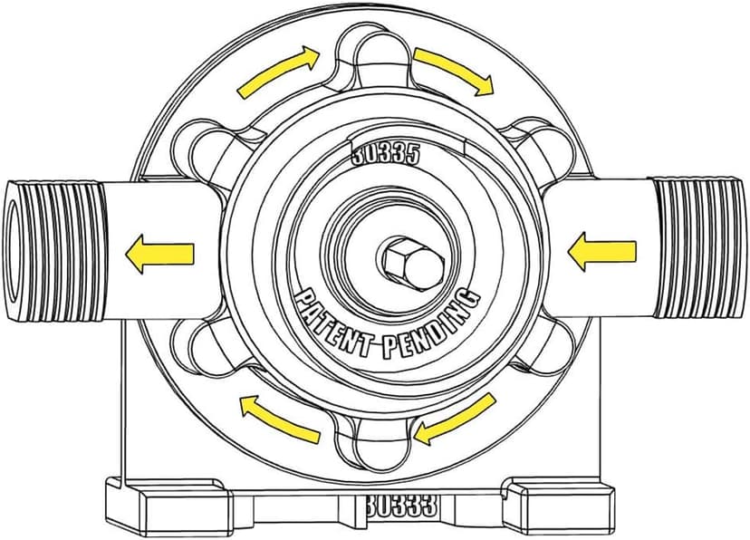 Milescraft 1314 DrillPump750 - Self Priming Water Pump Attachment for Drills - Water Transfer Pump - Uses Common Garden Hose - 750 Gallons per Hour
