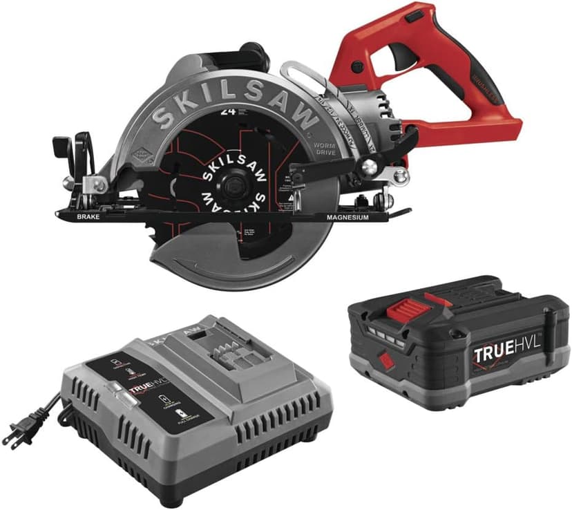 SKIL SPTH77M-11 48V 7-1/4" TRUEHVL Cordless Worm Drive Skilsaw Circular Saw Kit with 1 Battery