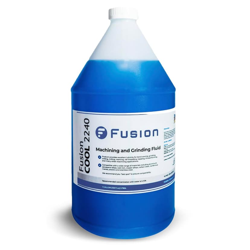 Machining, Grinding, and Cutting Fluid | Fusion Cool 2240 | General Purpose Coolant, Cutting Oil and Machine Shop Operations | Semisynthetic (1 Gallon)