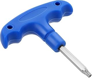 Golf Club Wrenches Tools Golf Torque Wrench Golf Head Adjustment Tool Stainless Steel Golf Club Driver Torque Tool with Plastic Handle, T20, Blue