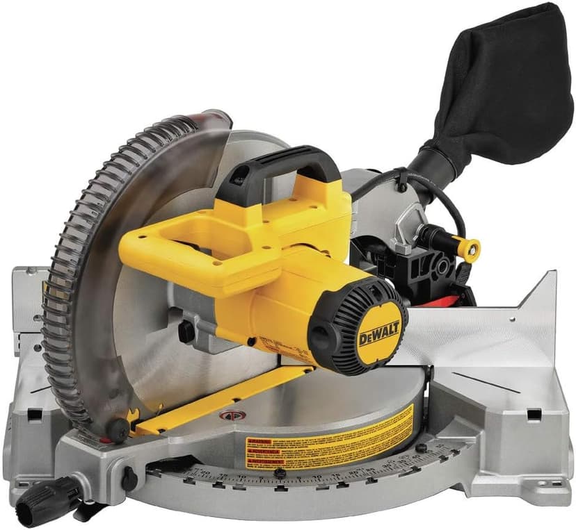Dewalt DWS715R 12 in. 15 Amp Single Bevel Compound Miter Saw (Renewed)