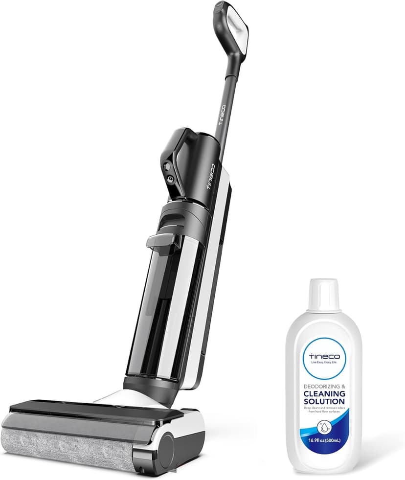 Tineco Smart Wet Dry Vacuum Cleaners, Floor Cleaner Mop 2-in-1 Cordless Vacuum for Multi-Surface Floor Cleaning Solution