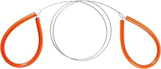 General Tools PVC Pipe Cable Saw #858-24-Inch - Serrated and Cuts PVC, PE, and ABS Pipes - Hand Tools, Orange, Silver
