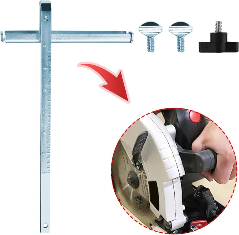 49-22-4146 Circular Saw Rip Fence Guide Kit Replaces 6405-6, 6390-20, 6390-21, 6394-21, 6460 Skateplate Circular Saw Guide