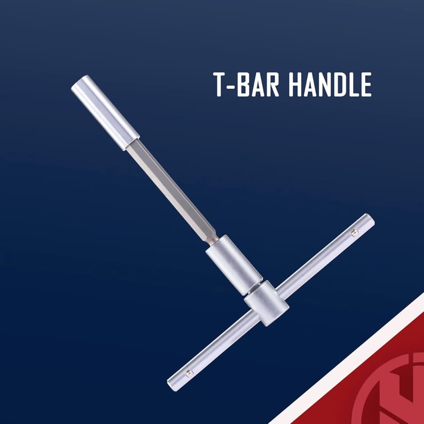 KNINE OUTDOORS Torque Screwdriver Wrench Driver Set 10-70 Inch Pounds lbs for Maintenance with T-bar Handle, 40 Hex Bits, 1/4" Socket, Shaft Extension, For Tools, Bike Repairing and Mounting (Orange)