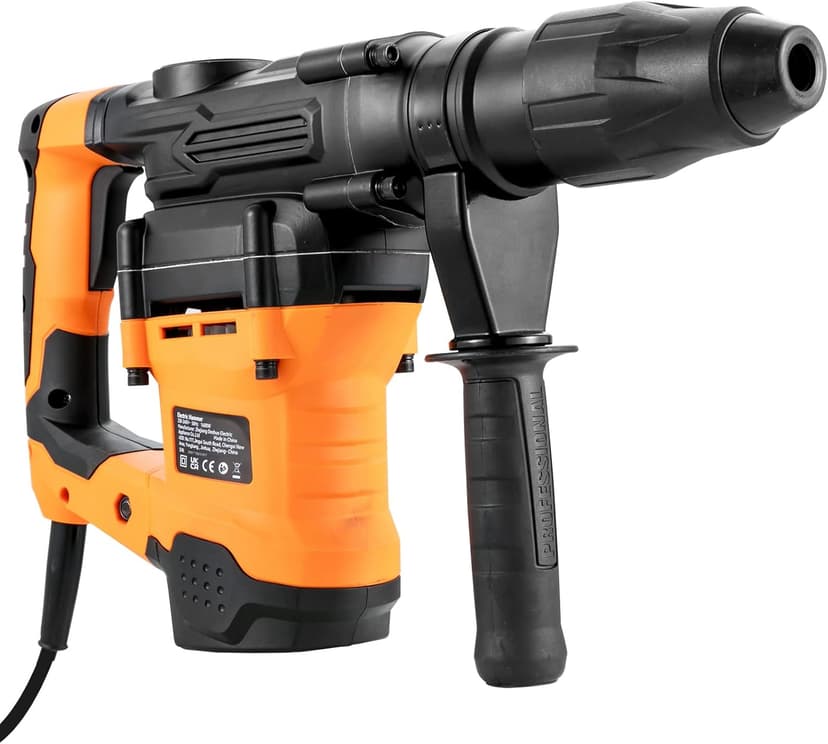 VEVOR 1-9/16 Inch SDS-Max Rotary Hammer Drill, 13Amp Corded Drills, Heavy Duty Chipping Hammers w/Vibration Control & Safety Clutch, Electric Demolition Hammers Variable Speed, Power Tool For Concrete
