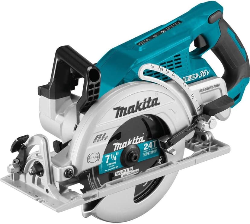 Makita XSR01PT 36V (18V X2) LXT® Brushless Rear Handle 7-1/4" Circular Saw Kit (5.0Ah)