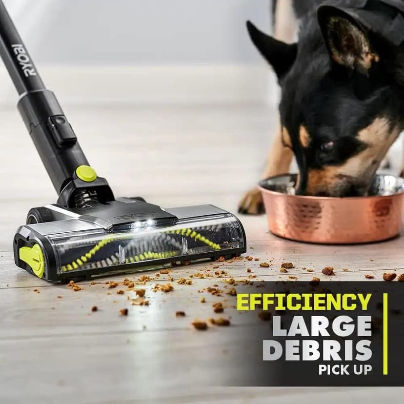 Pacroban ONE+ HP 18V Brushless Cordless Pet Stick Vacuum Cleaner Kit with 4.0 Ah HIGH Performance Battery and Charger
